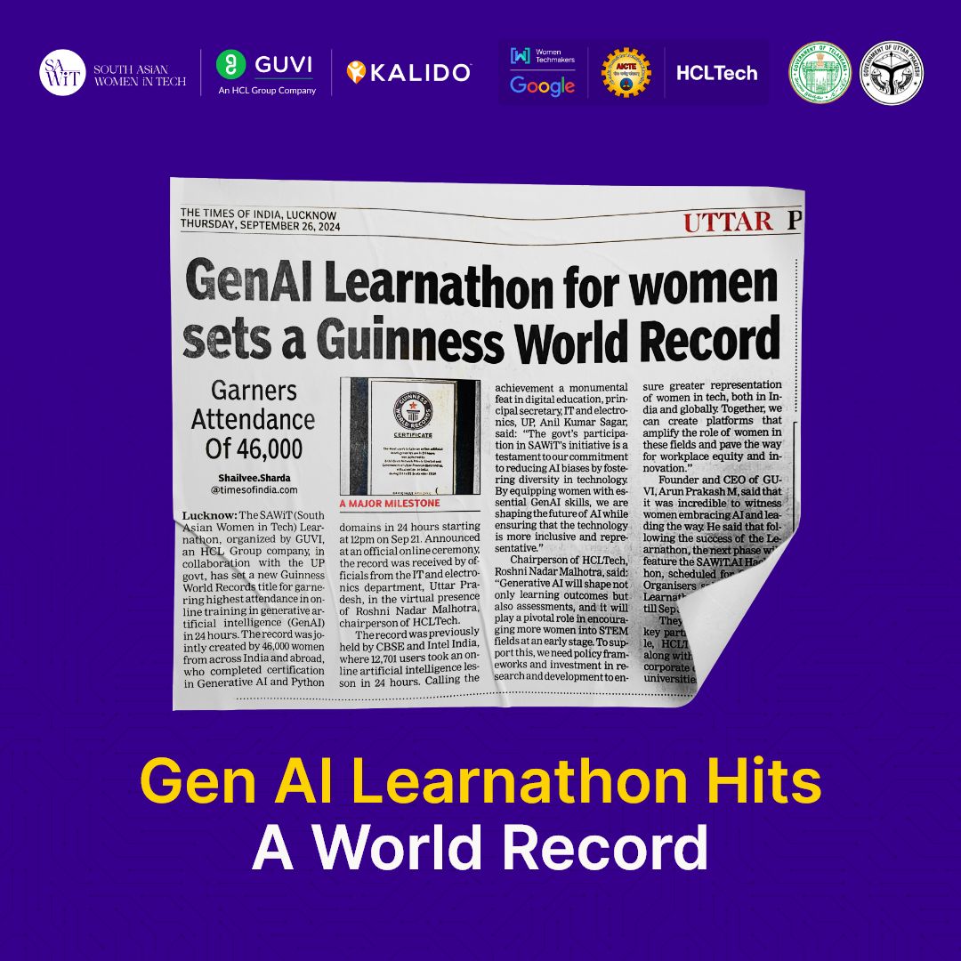 SAWiT.AI Learnathon Sets a Guinness World Record